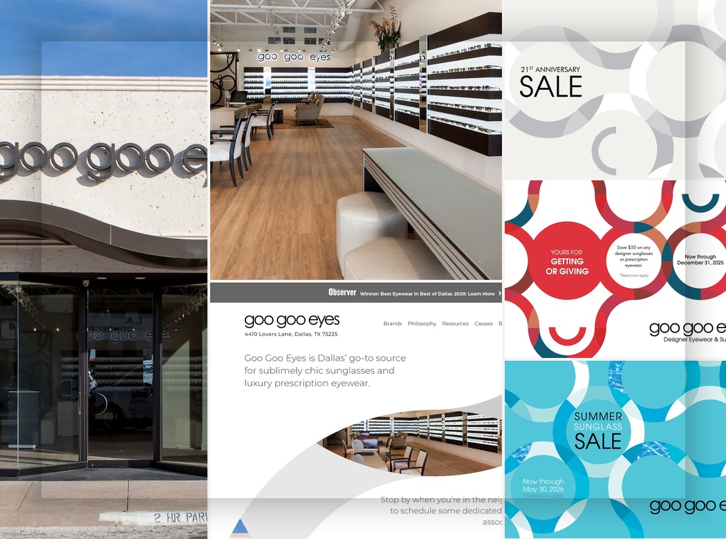 Goo Goo Eyes ecommerce and brand experience